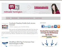 Tablet Screenshot of michaele-harrington.com